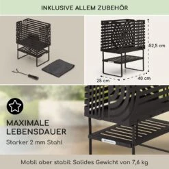[Wiederverpackt] Krakatoa Feuerkorb -Blumfeldt Verkaufsgeschäft 10041355 de 0004 usp 1