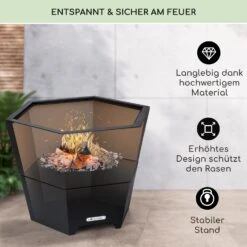[Gebraucht] Hekla 2-in-1-Feuerschale Mit Grill 60 Cm Durchmesser -Blumfeldt Verkaufsgeschäft 10041867 de 0003 usp