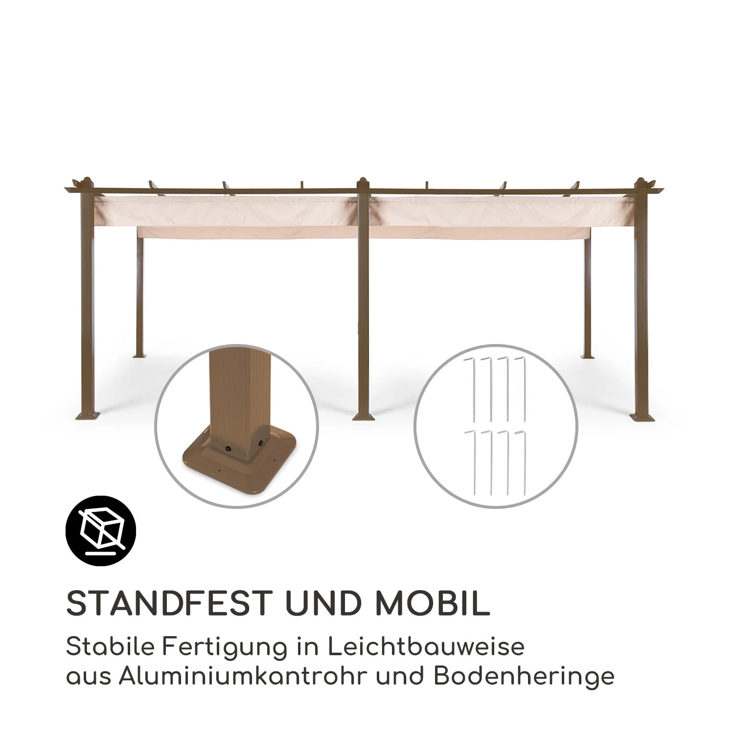 Pantheon Rust Pergola 3x6 5 Pantheon Rust Pergola 3x6 – Bild 3