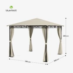 [Wiederverpackt] Mondo Pavillon 3x3 -Blumfeldt Verkaufsgeschäft 10045860 yy 0011 dimensions 1