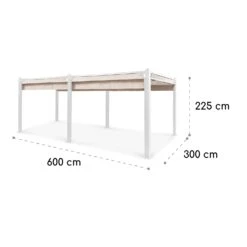 [Gebraucht] Pantheon Cortina Pavilion 3x6m -Blumfeldt Verkaufsgeschäft 10045875 yy 0011 dimensions