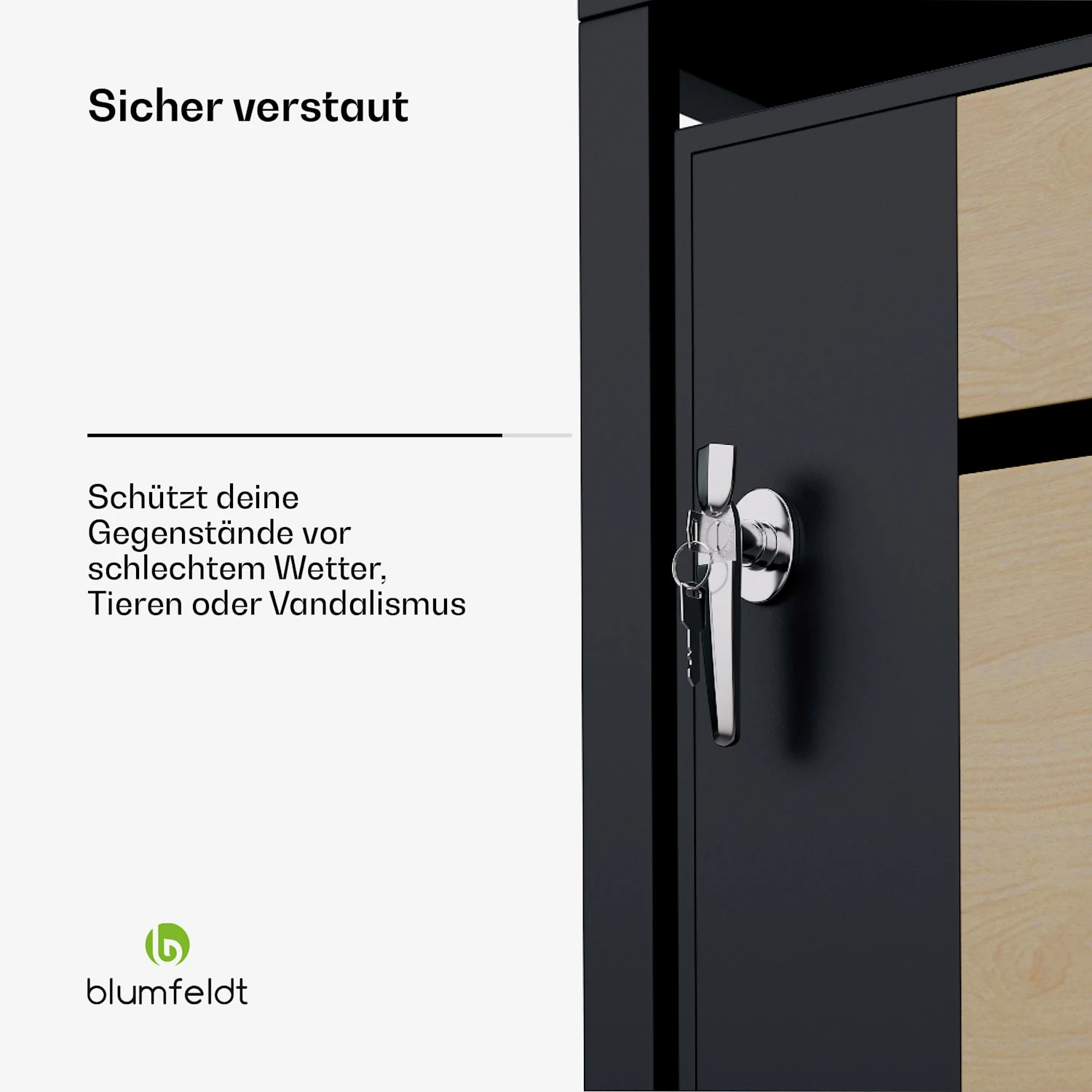 BinSafe Mülltonnenbox 1 Tonne 6 BinSafe Mülltonnenbox 1 Tonne – Bild 4