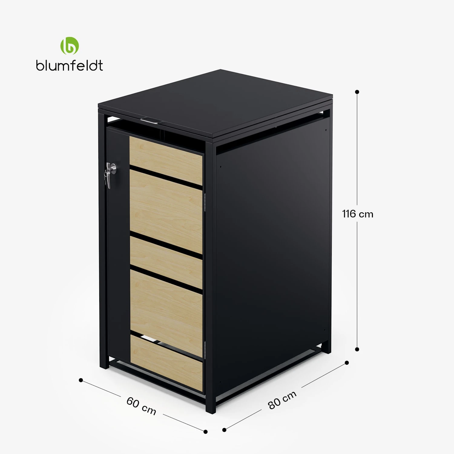 BinSafe Mülltonnenbox 1 Tonne 10 BinSafe Mülltonnenbox 1 Tonne – Bild 8