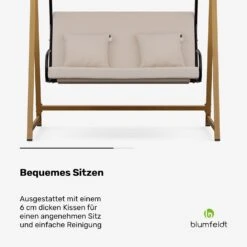 ZenGrove Hollywoodschaukel 2-Sitzer -Blumfeldt Verkaufsgeschäft 10045985 de 0006 usp