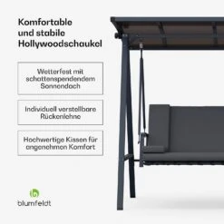 LuxeLounge Hollywoodschaukel 3-Sitzer -Blumfeldt Verkaufsgeschäft 10045989 de 0002 usp