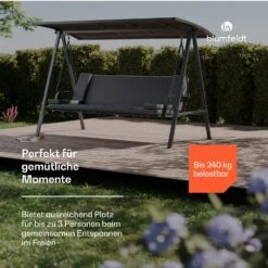 LuxeLounge Hollywoodschaukel 3-Sitzer -Blumfeldt Verkaufsgeschäft 10045989 de 0003 usp