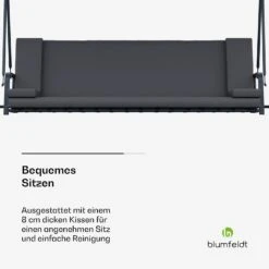 LuxeLounge Hollywoodschaukel 3-Sitzer -Blumfeldt Verkaufsgeschäft 10045989 de 0006 usp