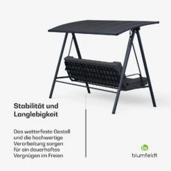 LuxeLounge Hollywoodschaukel 3-Sitzer -Blumfeldt Verkaufsgeschäft 10045989 de 0007 usp