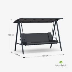 LuxeLounge Hollywoodschaukel 3-Sitzer -Blumfeldt Verkaufsgeschäft 10045989 de 0008 usp