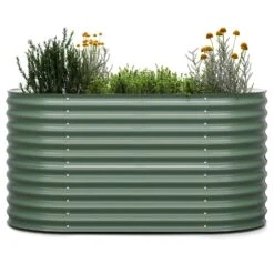 [Wiederverpackt] High Grow Hochbeet Metall Mit 160 X 80 X 80 Cm