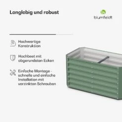 [Gebraucht] High Grow Straight Hochbeet Metall 120x60x60cm -Blumfeldt Verkaufsgeschäft 10046037 de 0006 usp