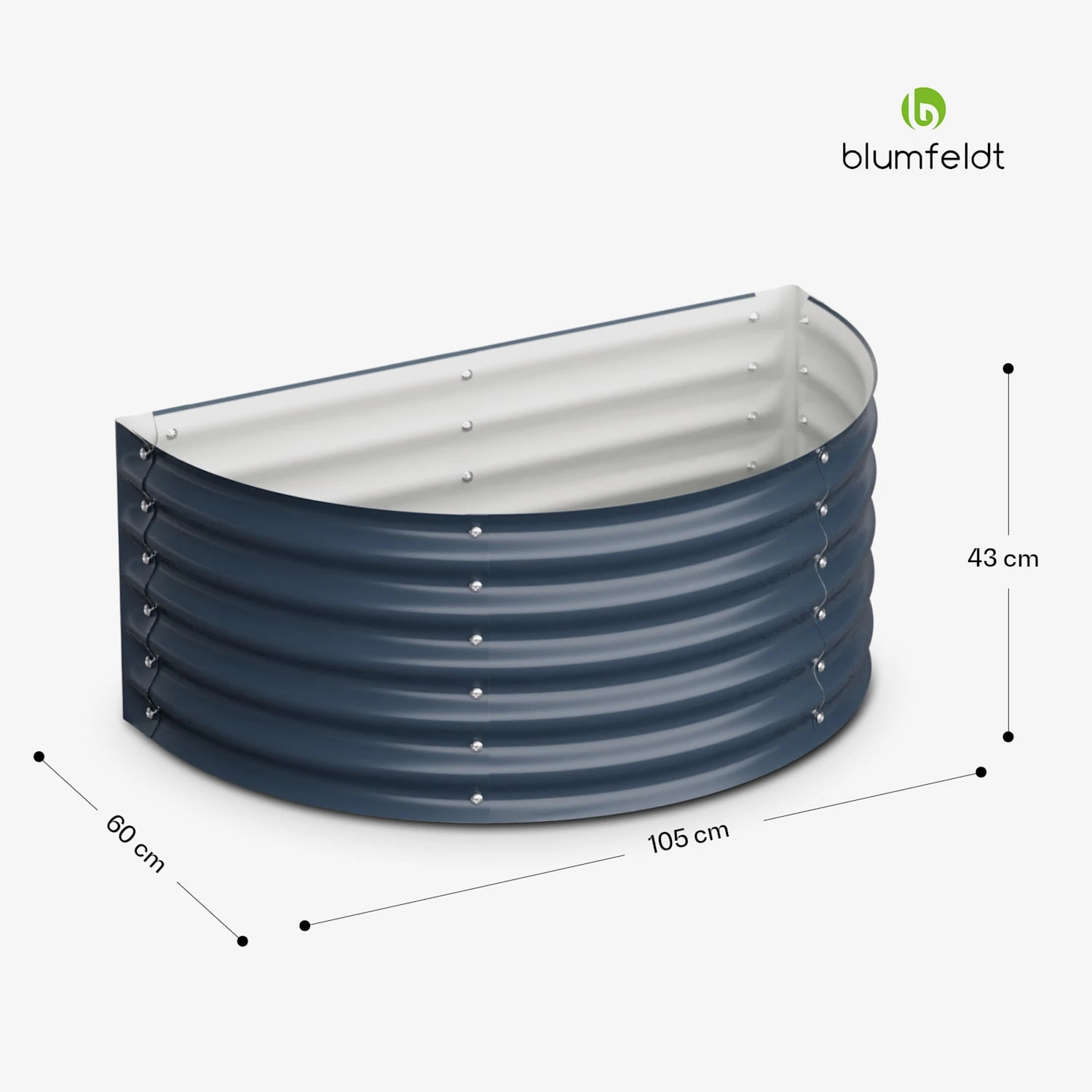 Curvbox 105x60x43 Cm Hochbeet Anthrazit 9 Curvbox 105x60x43 Cm Hochbeet Anthrazit – Bild 7