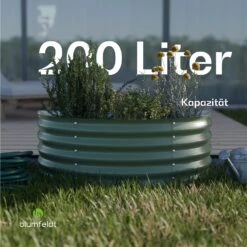 Curvbox 105x60x43 Cm Hochbeet Grün -Blumfeldt Verkaufsgeschäft 10046040 de 0005 usp