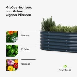 Curvbox 150x60x43 Cm Hochbeet Anthrazit 12 Curvbox 150x60x43 Cm Hochbeet Anthrazit -Blumfeldt Verkaufsgeschäft 10046042 de 0004 usp