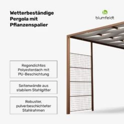 Shade Cove GreenWall Pergola 3x3 -Blumfeldt Verkaufsgeschäft 10046118 de 0002 usp