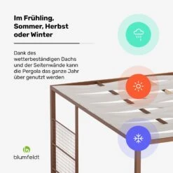 Shade Cove GreenWall Pergola 3x3 -Blumfeldt Verkaufsgeschäft 10046118 de 0003 usp
