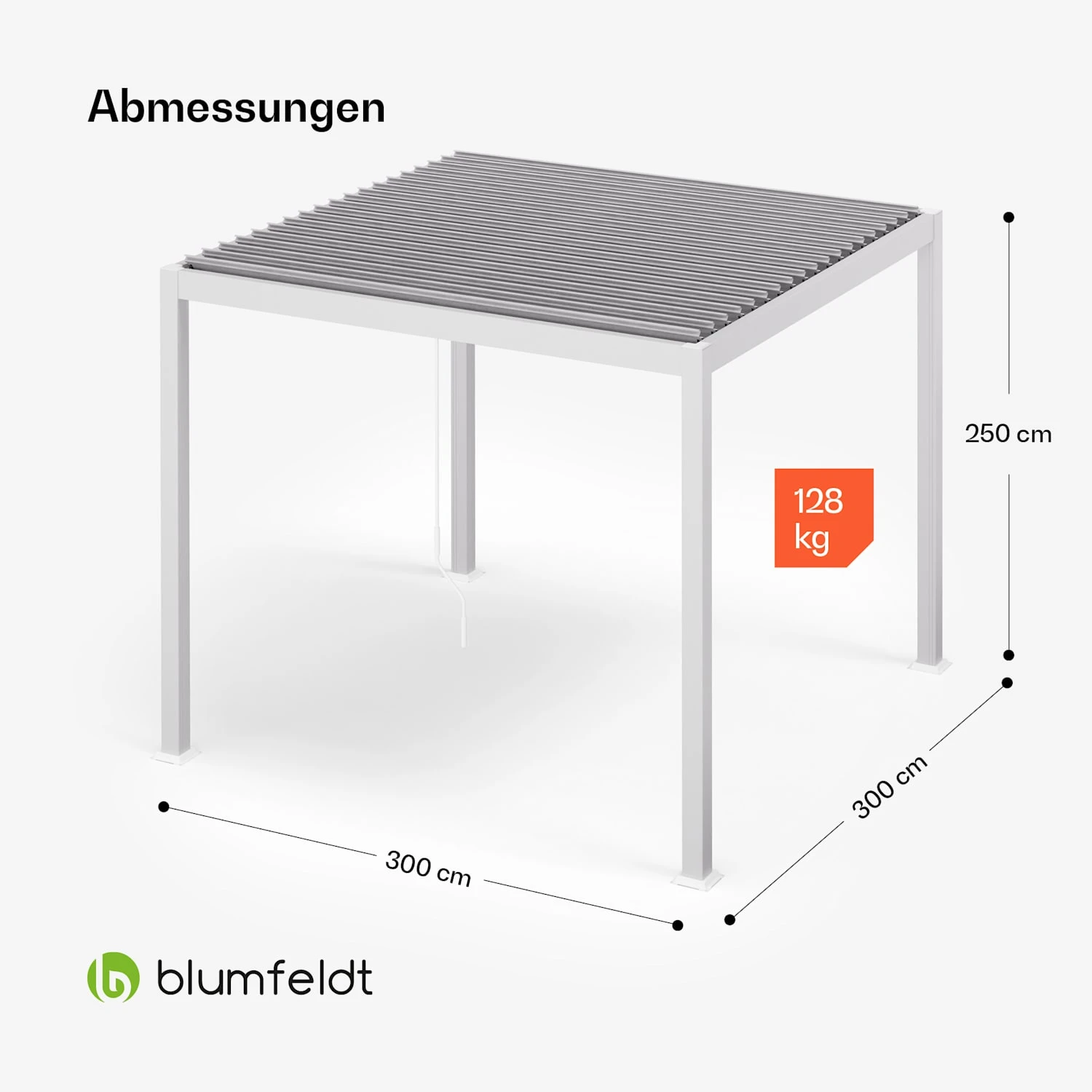 LuminaHaven Pavillon 3x3 M 9 LuminaHaven Pavillon 3x3 M – Bild 7