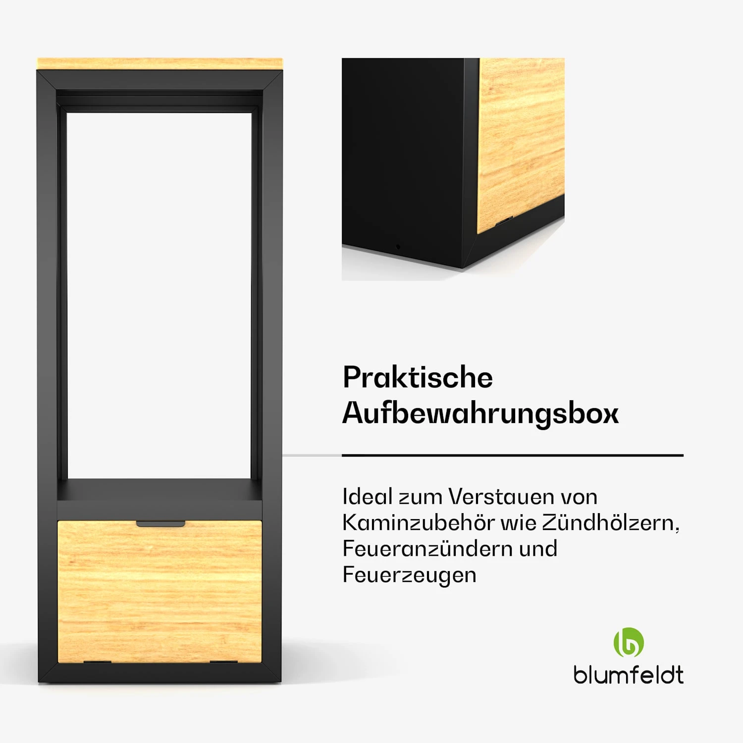 Kindlewood Feuerholzregal S 6 Kindlewood Feuerholzregal S – Bild 4