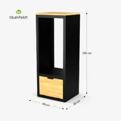 Kindlewood Feuerholzregal S 11 Kindlewood Feuerholzregal S -Blumfeldt Verkaufsgeschäft 10046344 yy 0011 dimensions