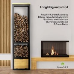 Kindlewood Feuerholzregal M -Blumfeldt Verkaufsgeschäft 10046345 de 0002 usp