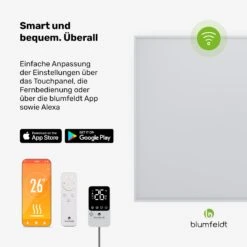 [Wiederverpackt] RadiantSmart IR Heater | Infrarotheizung -Blumfeldt Verkaufsgeschäft 10046416 de 0002 usp