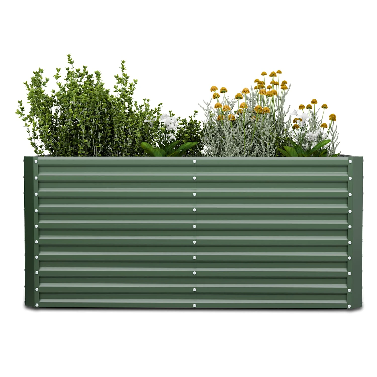 Terrabox 200x100x90 Cm Hochbeet Grün 3 Terrabox 200x100x90 Cm Hochbeet Grün