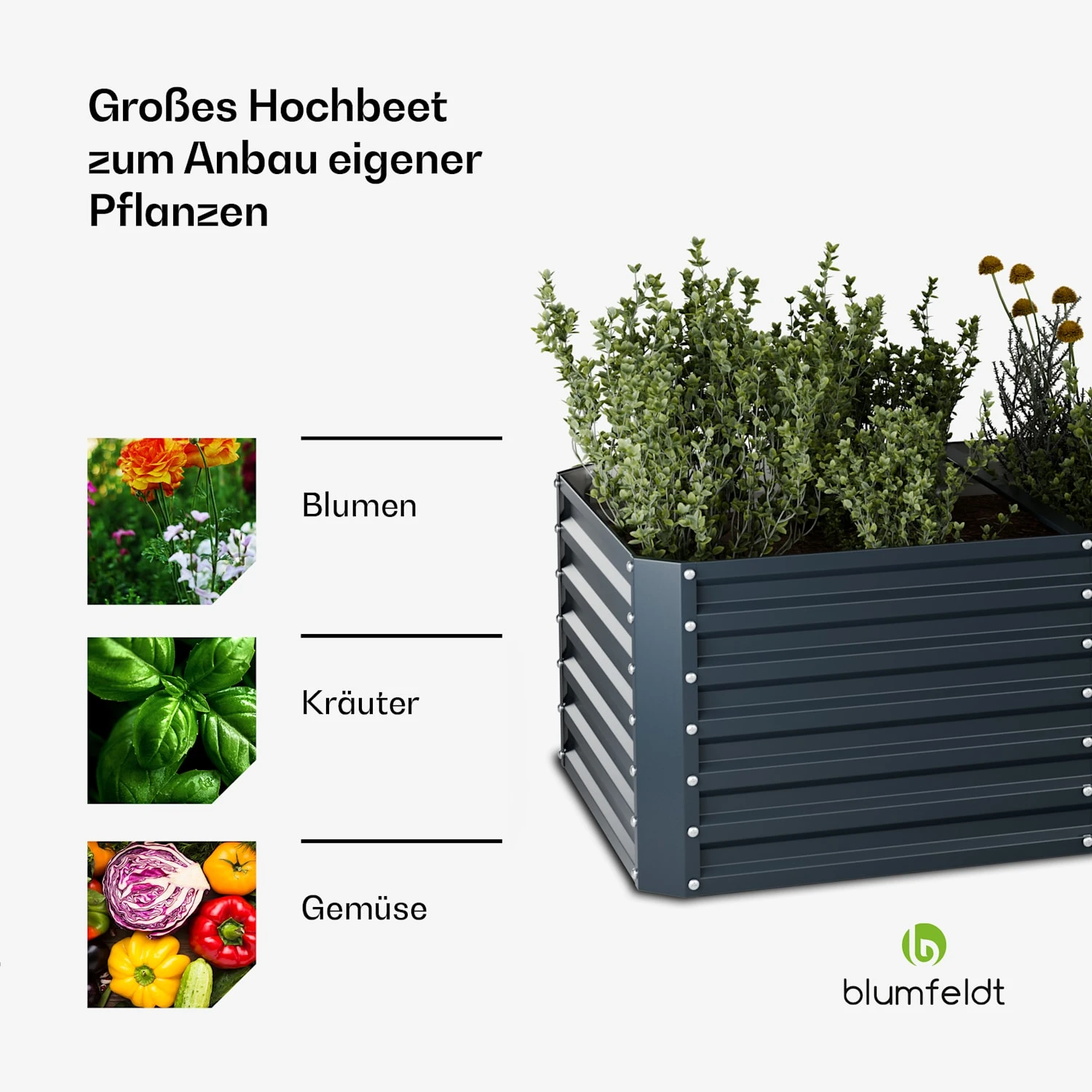 Terrabox 240x100x60 Cm Hochbeet Anthrazit 6 Terrabox 240x100x60 Cm Hochbeet Anthrazit – Bild 4