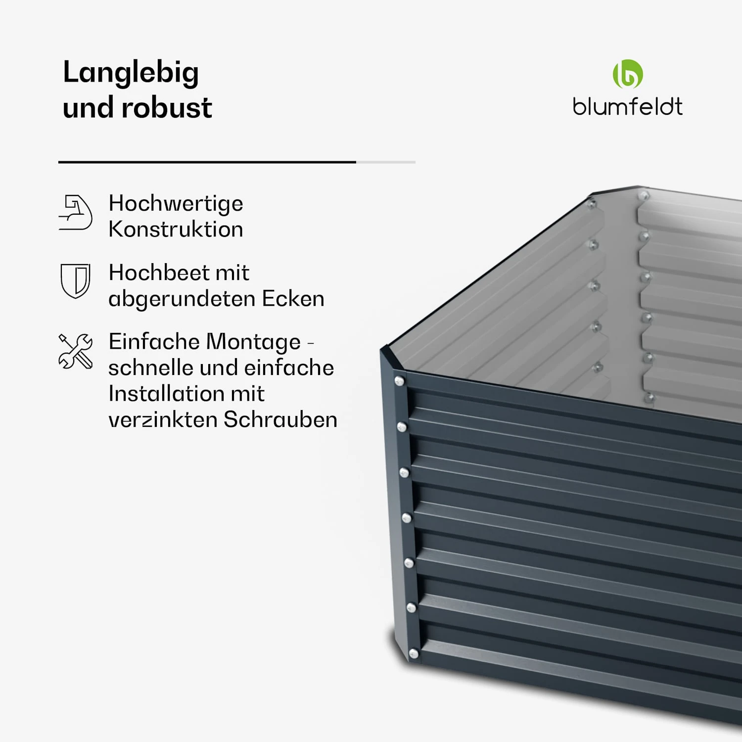 Terrabox 240x100x60 Cm Hochbeet Anthrazit 8 Terrabox 240x100x60 Cm Hochbeet Anthrazit – Bild 6