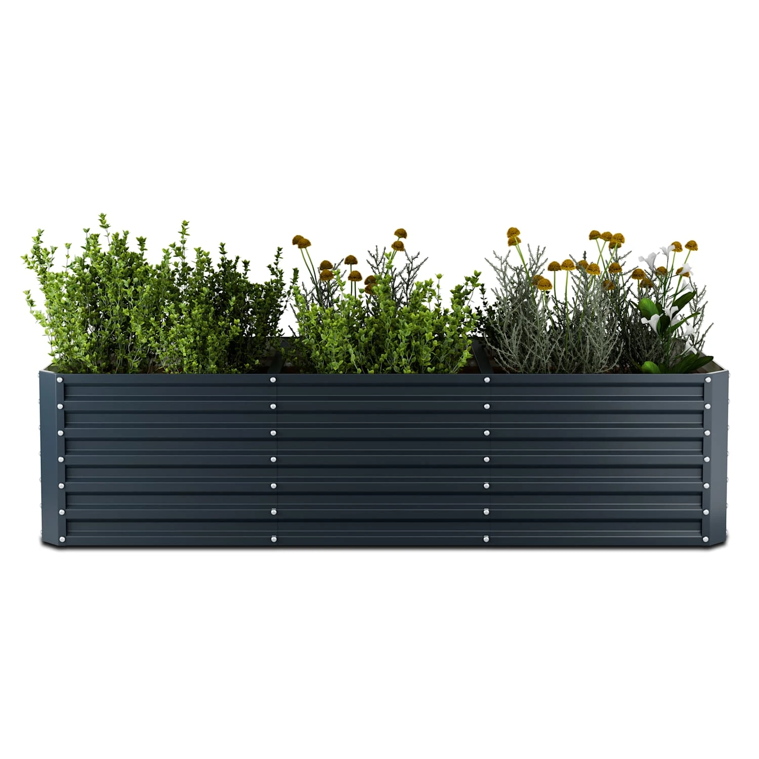 Terrabox 240x100x60 Cm Hochbeet Anthrazit 3 Terrabox 240x100x60 Cm Hochbeet Anthrazit