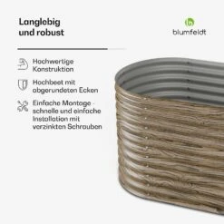 Rondabox 160x80x80 Cm Hochbeet Holzoptik 14 Rondabox 160x80x80 Cm Hochbeet Holzoptik -Blumfeldt Verkaufsgeschäft 10046548 de 0006 usp