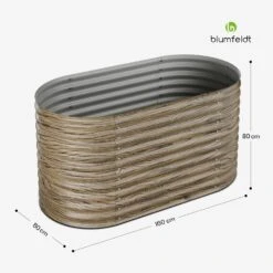 Rondabox 160x80x80 Cm Hochbeet Holzoptik 15 Rondabox 160x80x80 Cm Hochbeet Holzoptik -Blumfeldt Verkaufsgeschäft 10046548 yy 0011 dimensions