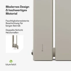 Blumfeldt Ontario Heizkörper 120x30 612 W Leistung -Blumfeldt Verkaufsgeschäft 10046798 de 0004 usp