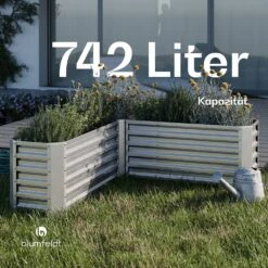 Flexgrow 160x160x60 Cm Hochbeet Silber 13 Flexgrow 160x160x60 Cm Hochbeet Silber -Blumfeldt Verkaufsgeschäft 10046837 de 0005 usp