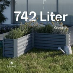 Flexgrow 160x160x60 Cm Hochbeet Anthrazit 13 Flexgrow 160x160x60 Cm Hochbeet Anthrazit -Blumfeldt Verkaufsgeschäft 10046838 de 0005 usp