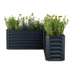 Flexgrow 160x160x60 Cm Hochbeet Anthrazit
