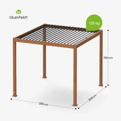LuminaHaven Pergola 3x3 -Blumfeldt Verkaufsgeschäft 10046845 yy 0011 dimensions