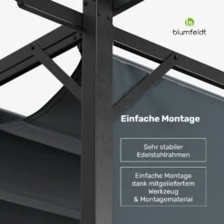 Pantheon Robust Pergola 3x3 M 14 Pantheon Robust Pergola 3x3 M -Blumfeldt Verkaufsgeschäft 10046855 de 0006 usp