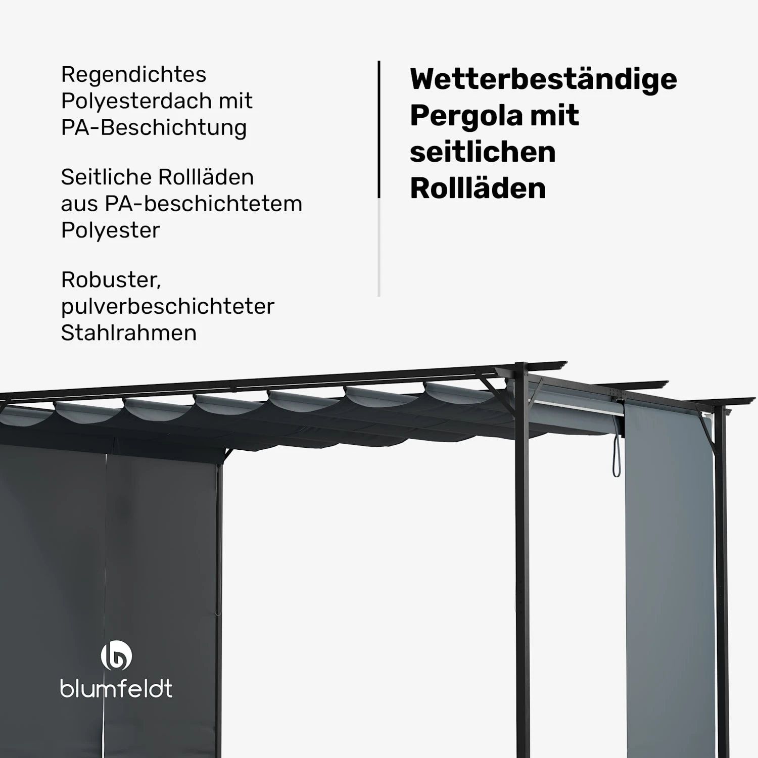 Pantheon Robust Pergola 3x4 M 4 Pantheon Robust Pergola 3x4 M – Bild 2