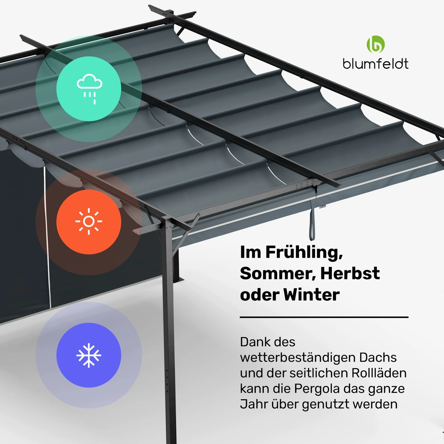 Pantheon Robust Pergola 3x4 M 7 Pantheon Robust Pergola 3x4 M – Bild 5