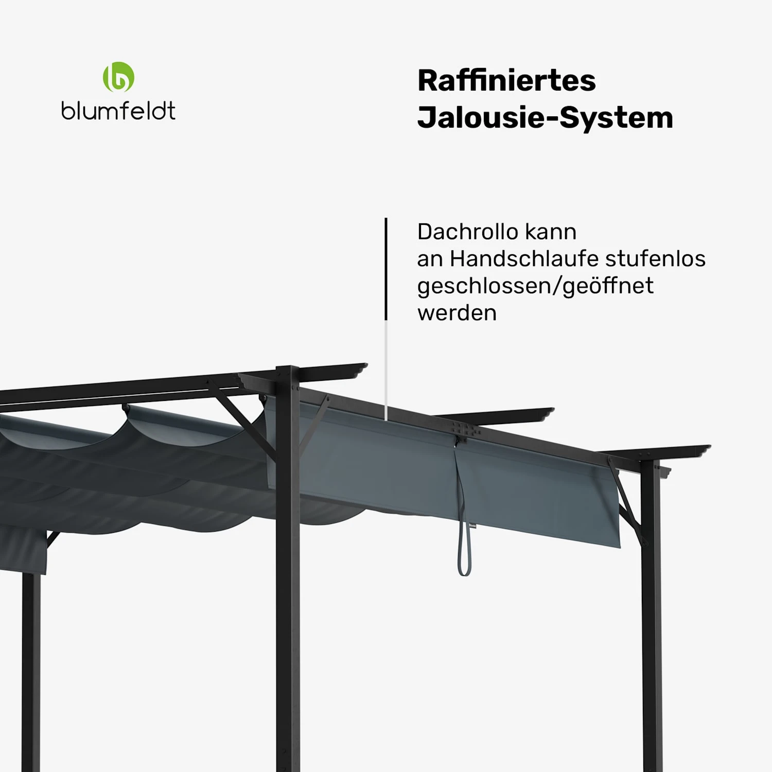 Pantheon Robust Pergola 3x3m 6 Pantheon Robust Pergola 3x3m – Bild 4