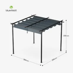Pantheon Robust Pergola 3x3m 15 Pantheon Robust Pergola 3x3m -Blumfeldt Verkaufsgeschäft 10046857 yy 0011 dimensions