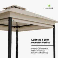 Grandezza Cortina Gartenpavillon 3x3 M 12 Grandezza Cortina Gartenpavillon 3x3 M -Blumfeldt Verkaufsgeschäft 10046868 de 0004 usp