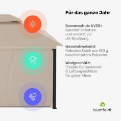 Grandezza Cortina Gartenpavillon 3x6 M -Blumfeldt Verkaufsgeschäft 10046872 de 0006 usp