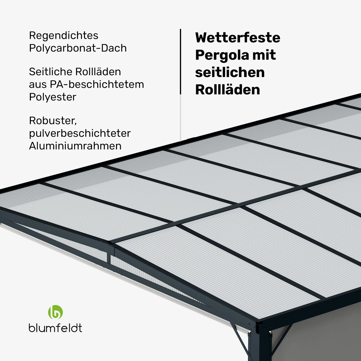 Pantheon Cortina Solid Sky Pergola 3x4 4 Pantheon Cortina Solid Sky Pergola 3x4 – Bild 2