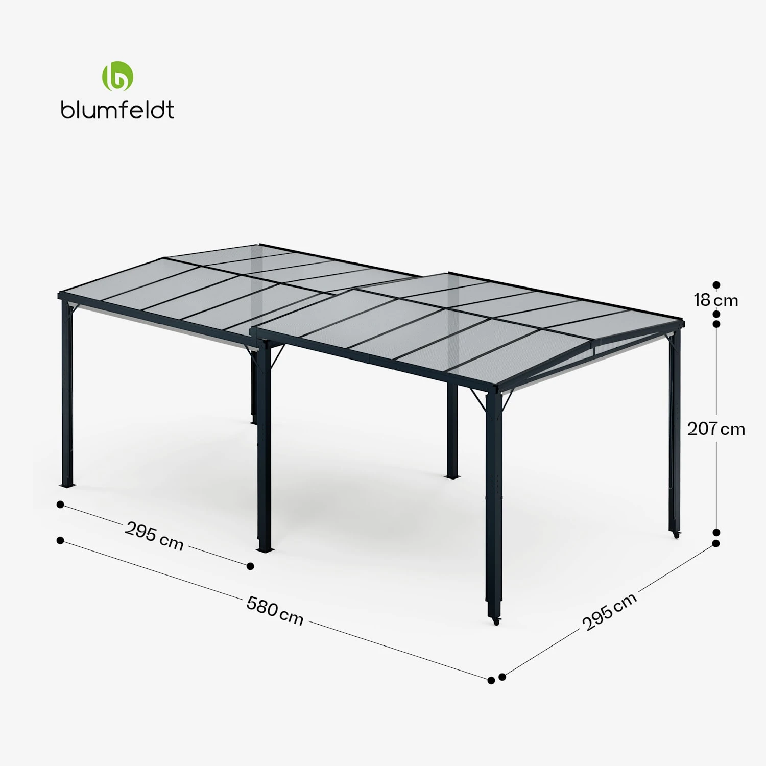 Pantheon Cortina Solid Sky Expand Gartenpavillon 3x6 9 Pantheon Cortina Solid Sky Expand Gartenpavillon 3x6 – Bild 7