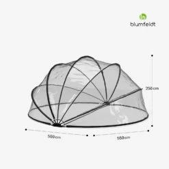 ArmadilloShade Poolpavillon | Rund -Blumfeldt Verkaufsgeschäft 10046893 yy 0011 dimensions