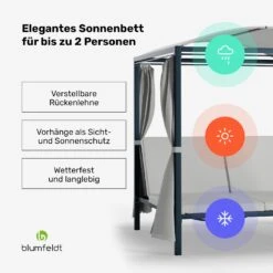 Eremitage Double XL Sunbed Sonnenbett | Sonnenschutz -Blumfeldt Verkaufsgeschäft 10046914 de 0002 usp