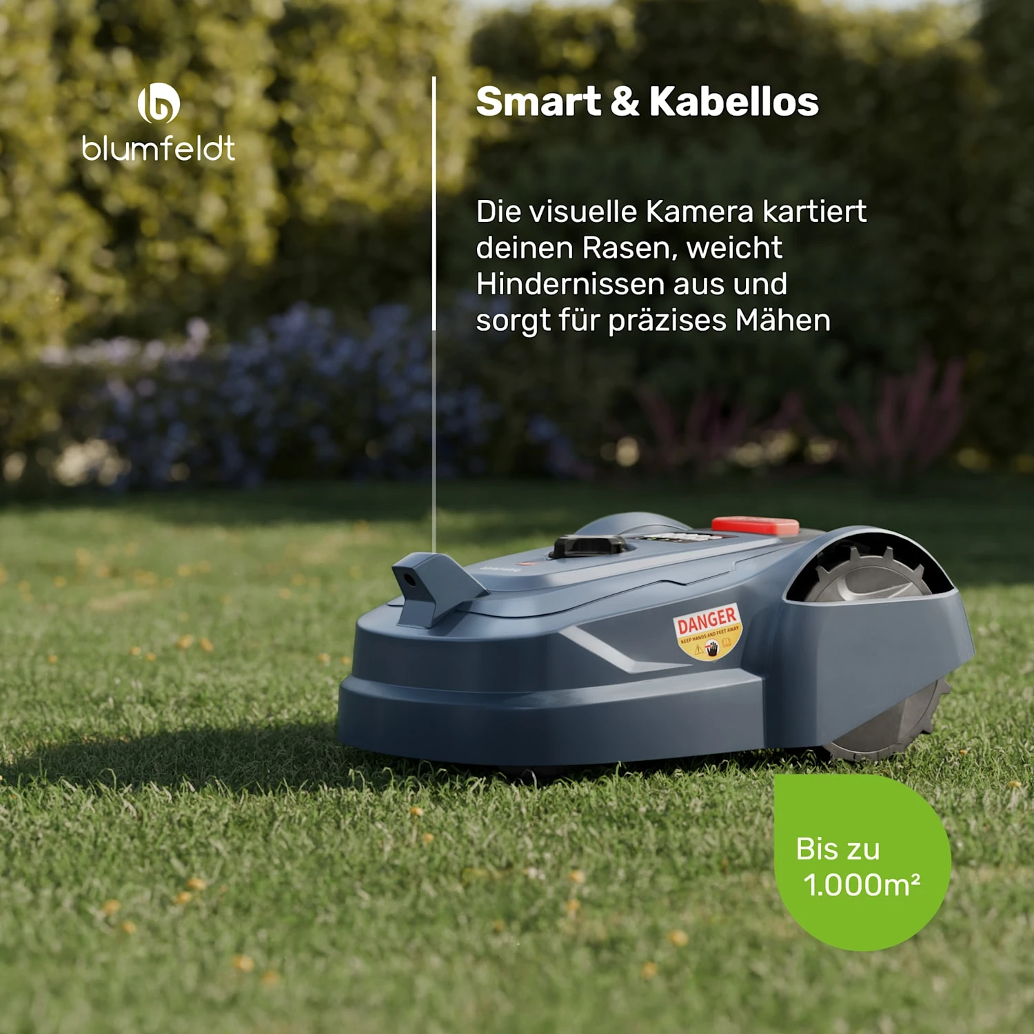 GrassConnect Mähroboter | Rasenpflege Bis 1.000m² 4 GrassConnect Mähroboter | Rasenpflege Bis 1.000m² – Bild 2