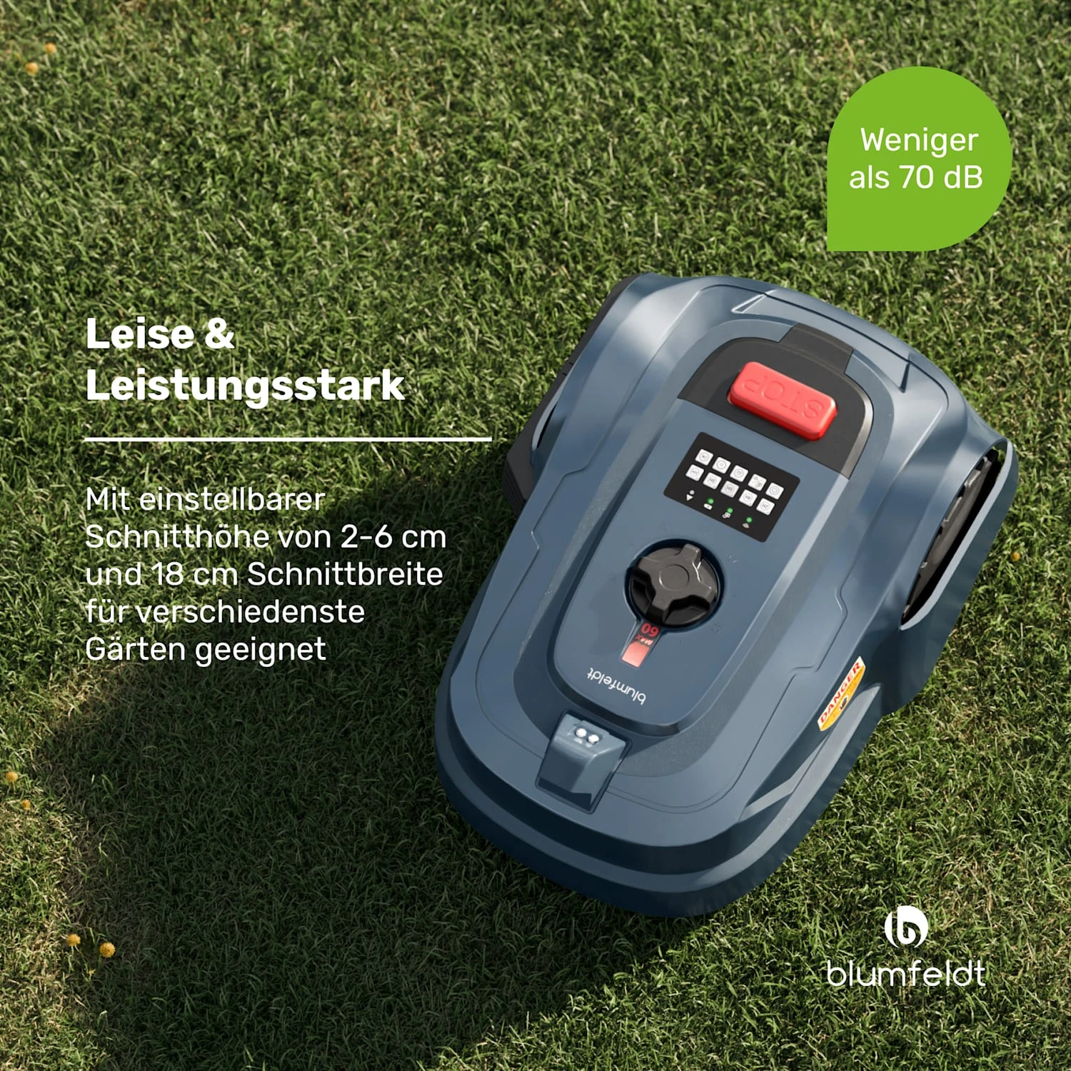 GrassConnect Mähroboter | Rasenpflege Bis 1.000m² 7 GrassConnect Mähroboter | Rasenpflege Bis 1.000m² – Bild 5