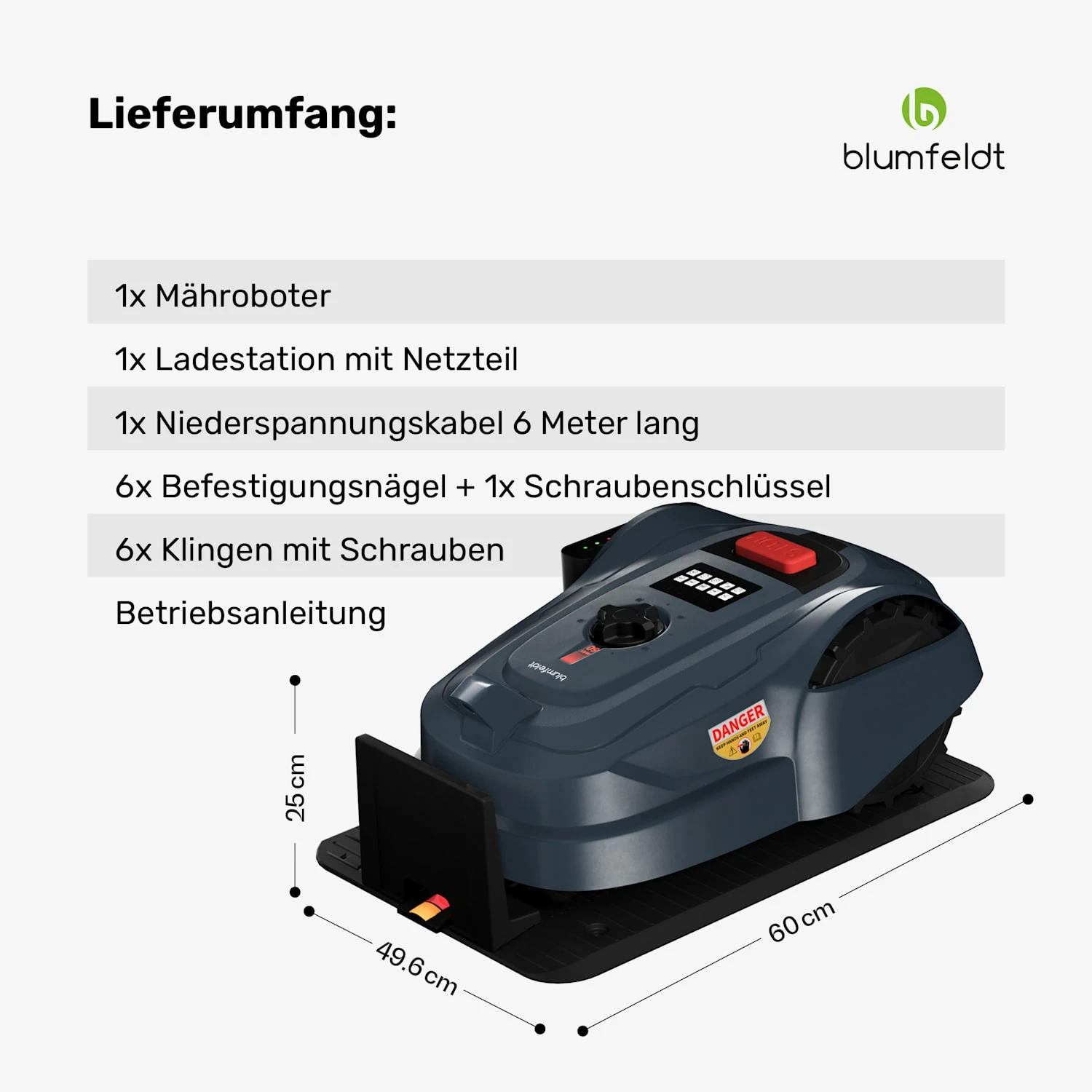 GrassConnect Mähroboter | Rasenpflege Bis 1.000m² 9 GrassConnect Mähroboter | Rasenpflege Bis 1.000m² – Bild 7